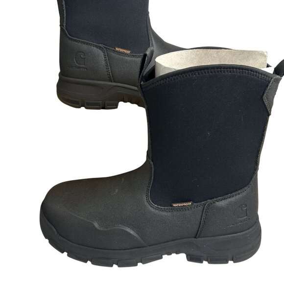 Carhartt Boots Kentwood Waterproof Steel Toe Wellington FK9201-M Black Mens 8W main image 6